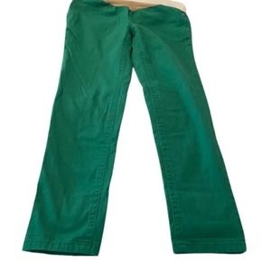 Emerald Green Maternity Pants w/Tummy Panel (XS)